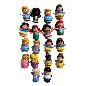 Fisher-Price Little People Disney Princess Figures Lot of 18 Elsa Included